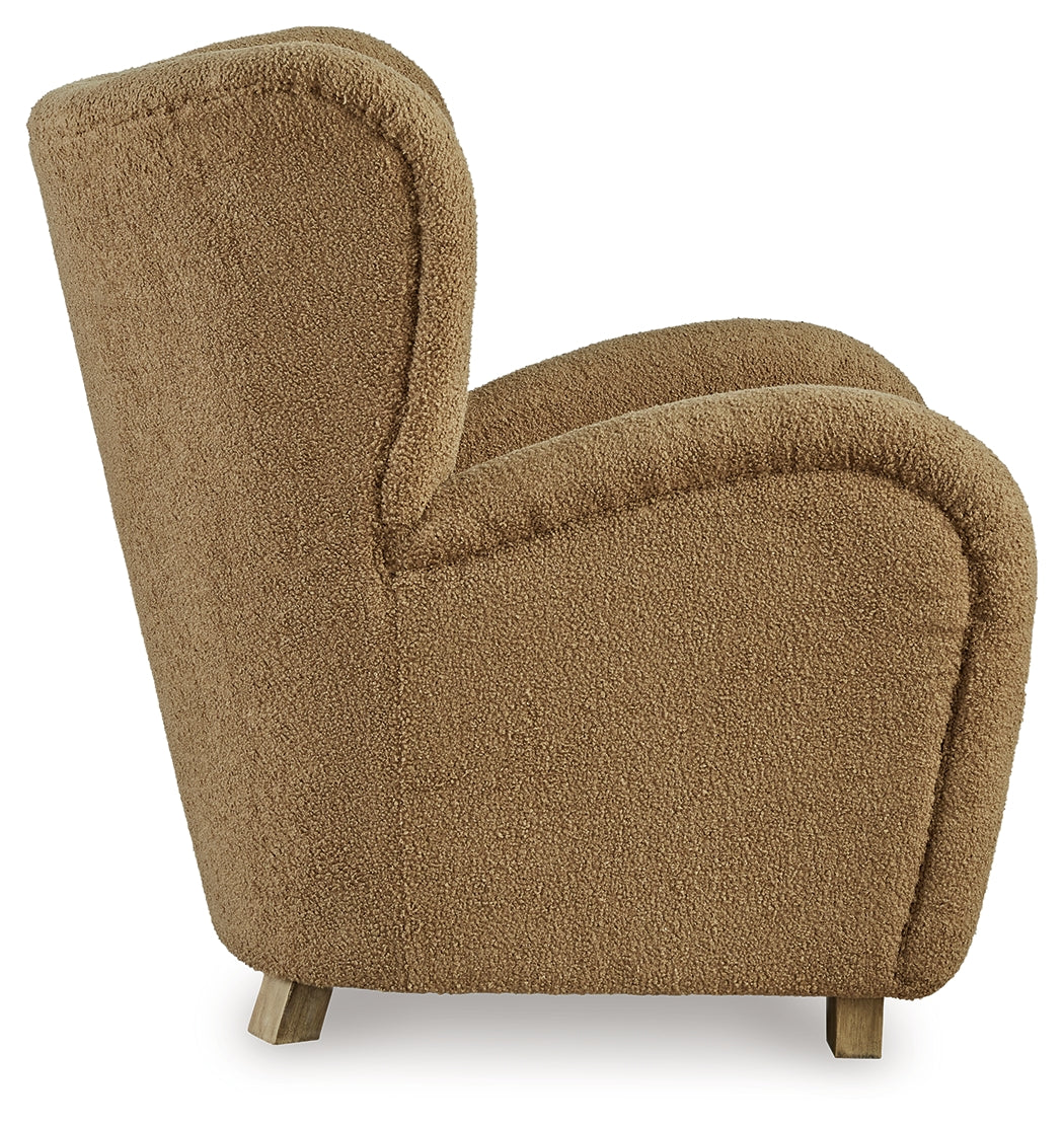 Larbell Camel Accent Chair - Ornate Home