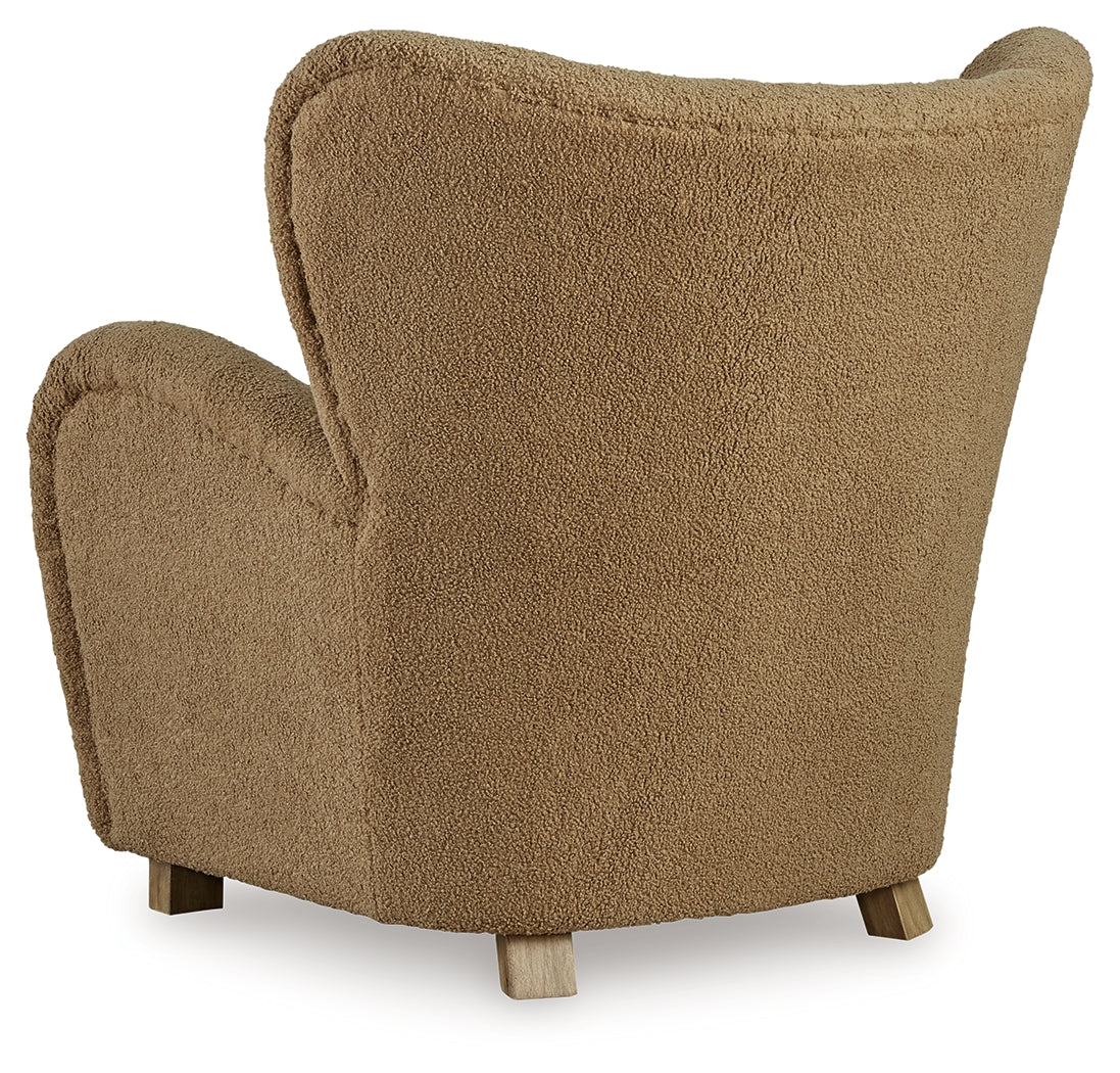 Larbell Camel Accent Chair - Ornate Home