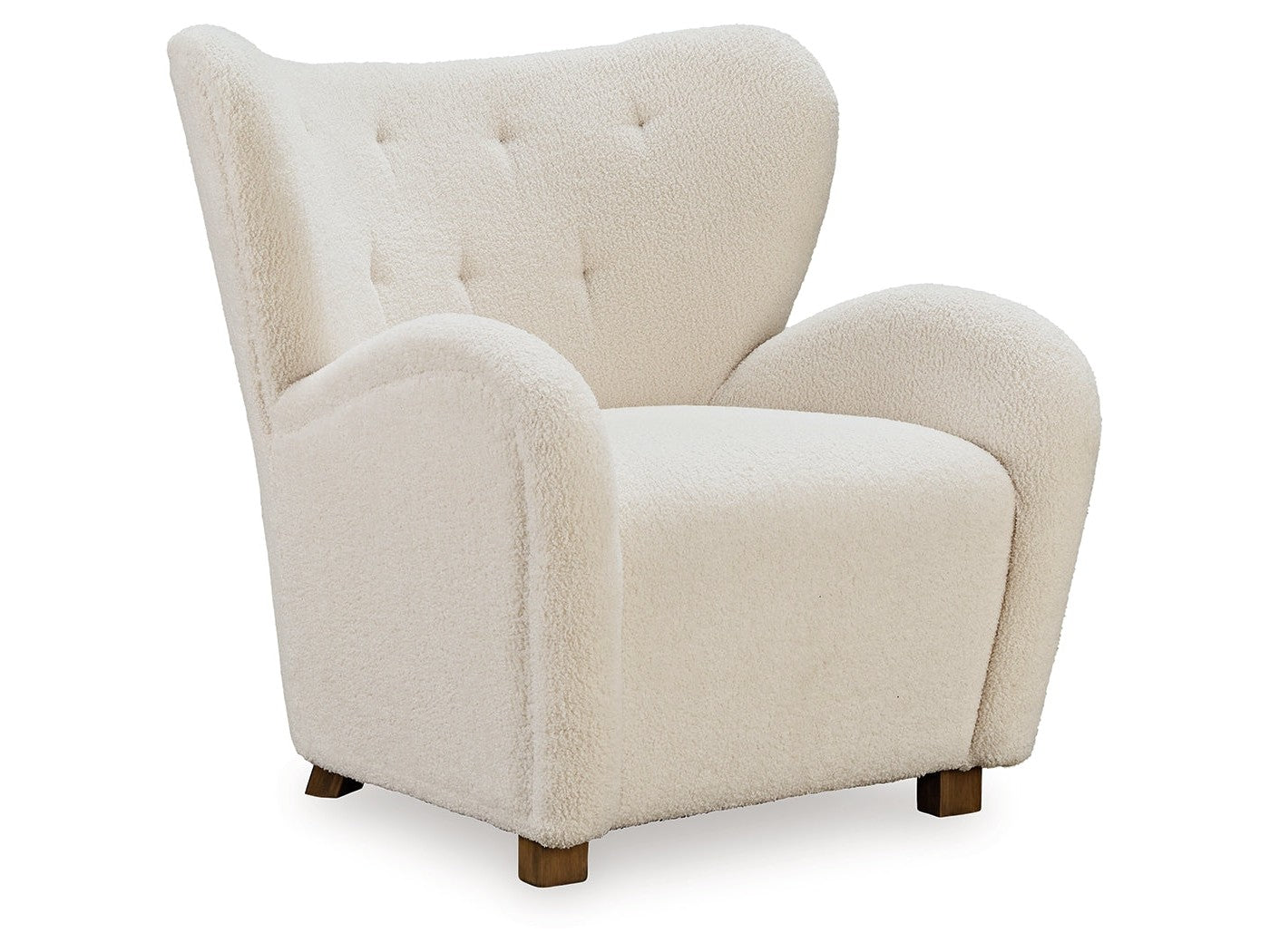 Larbell Ecru Accent Chair - Ornate Home