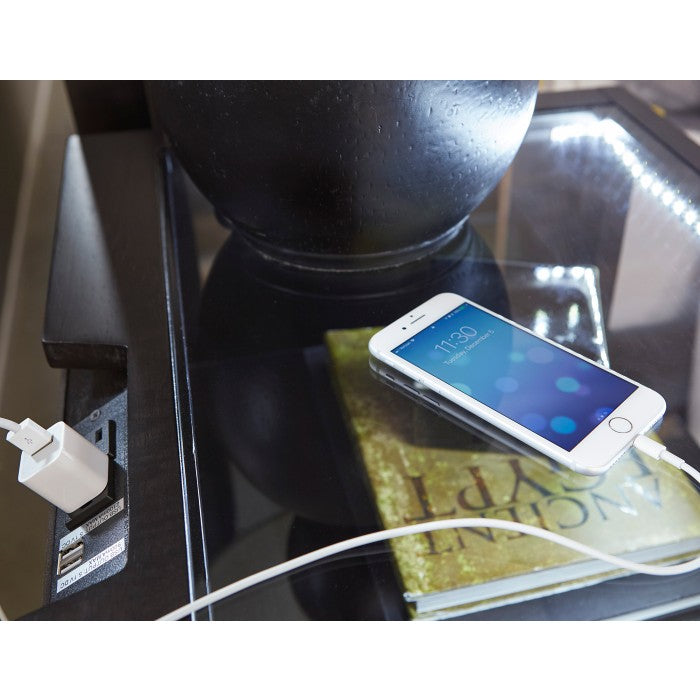 Larchmont Charcoal Nightstand - Ornate Home