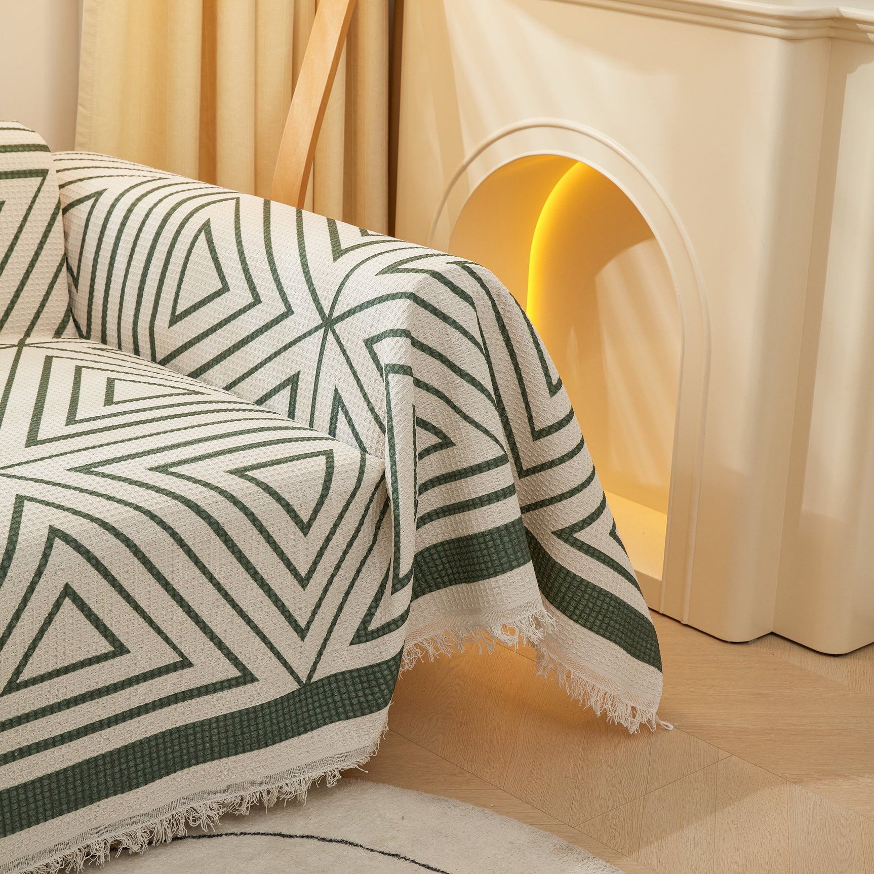 Large Couch Cover Throw, l Shape Sofa Cover for Sectional Couch Pet Friendly Furniture Protector - Ornate Home