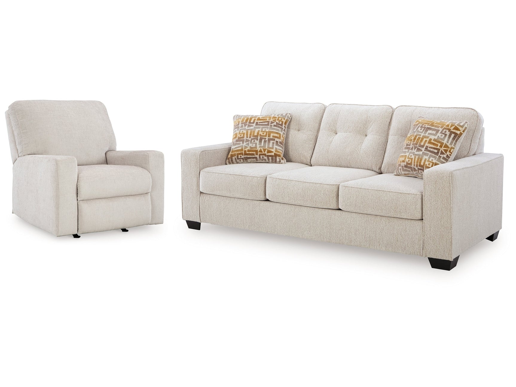 Larimer Stone Sofa and Recliner (Online Special Price) - Ornate Home