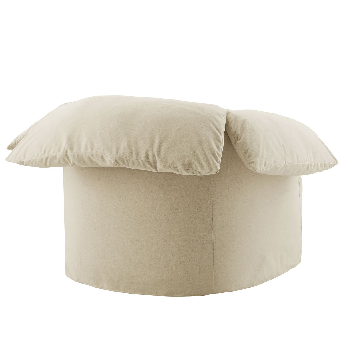 Lark Linen Slipcovered Fabric Oversized Armchair - Ornate Home