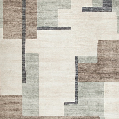 Larkport Cream/Brown/Gray Washable Large Rug - Ornate Home