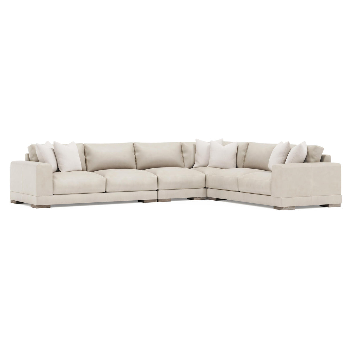 Lars White/Cream Sectional - Ornate Home