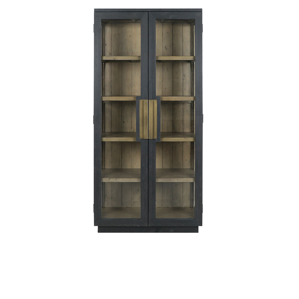 Larson Black Tall Cabinet - Ornate Home