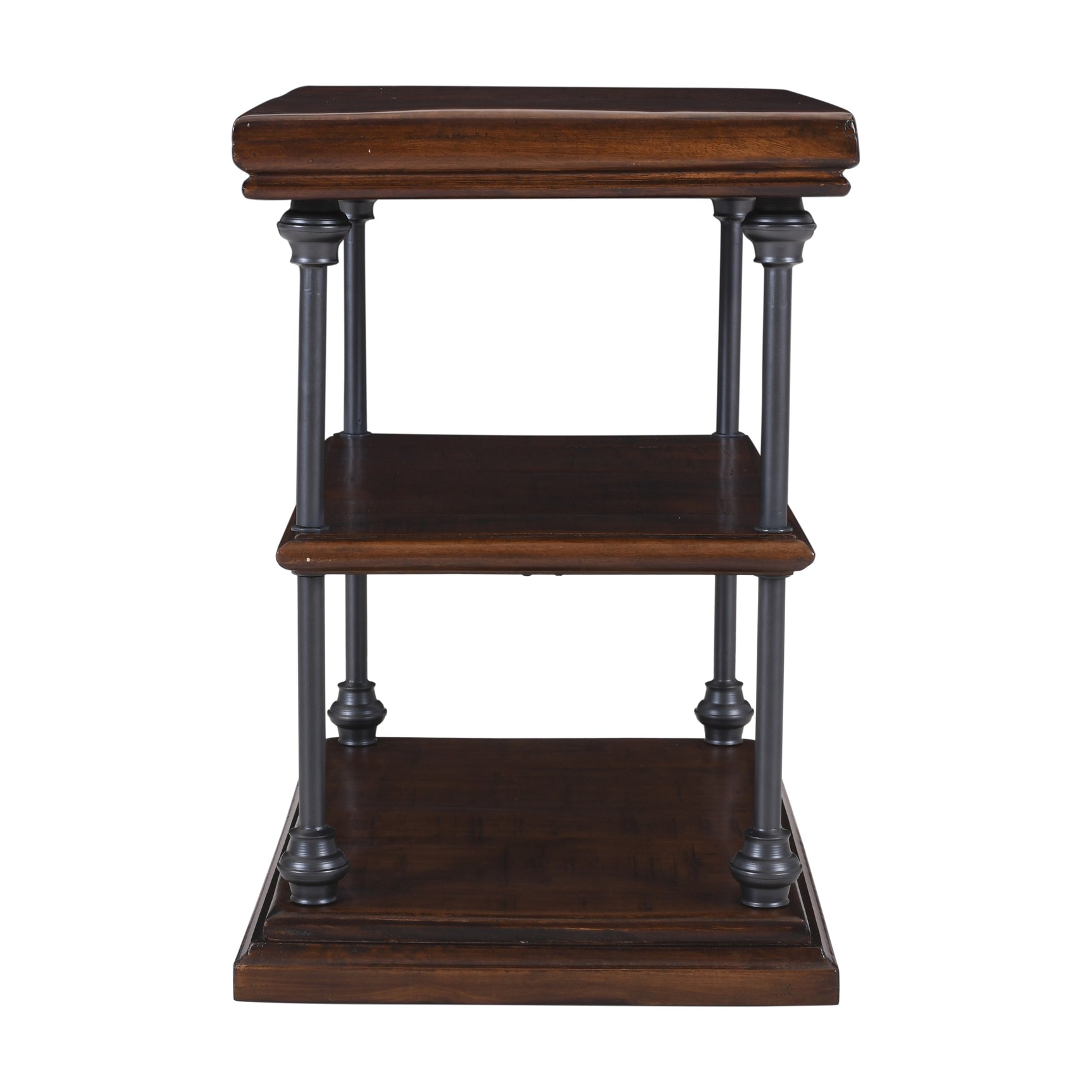 Larson Brown Chairside Table - Ornate Home