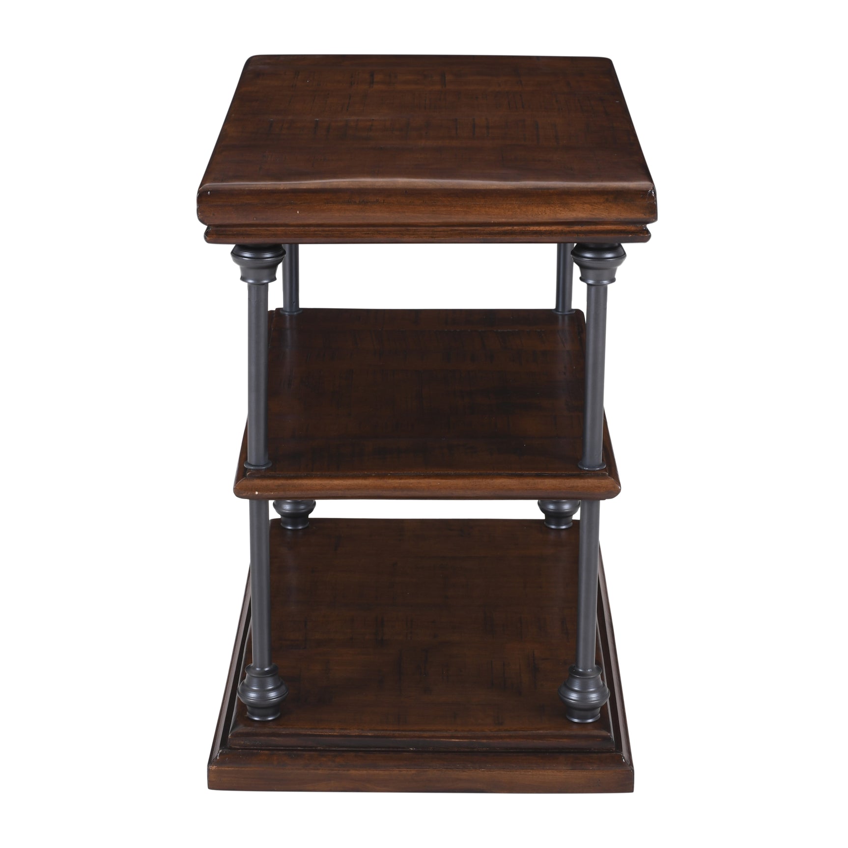 Larson Brown Chairside Table - Ornate Home