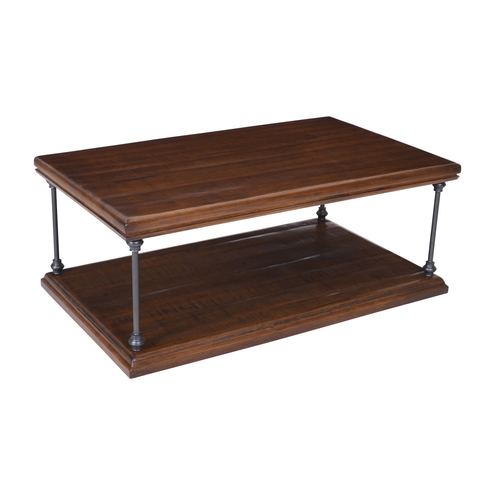 Larson Brown Rectangle Cocktail Table - Ornate Home