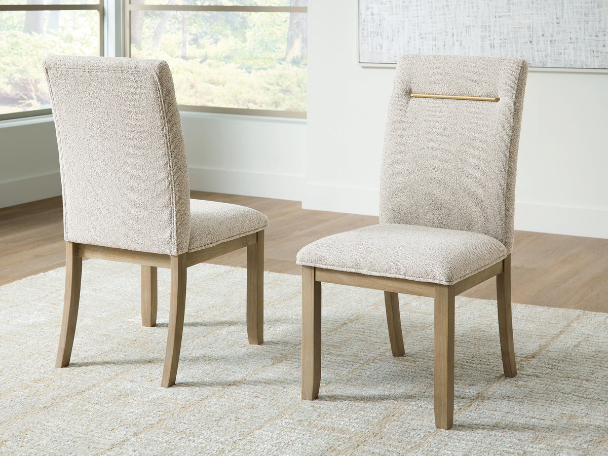 Lasinger Light Brown Dining UPH Side Chair (Set of 2) - Ornate Home