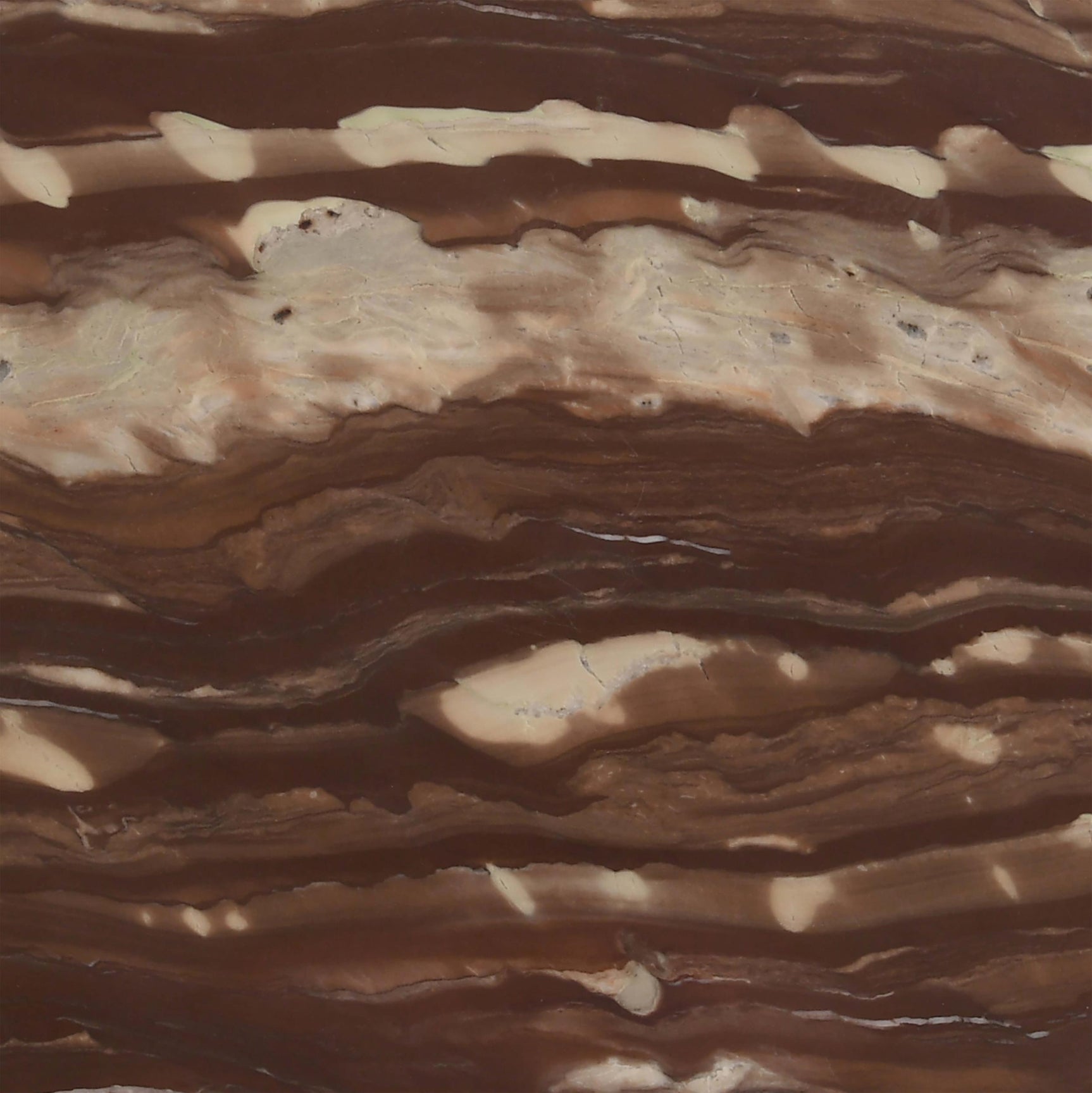 Latifa Red and Black Round Marble Top Accent Side Table - Ornate Home