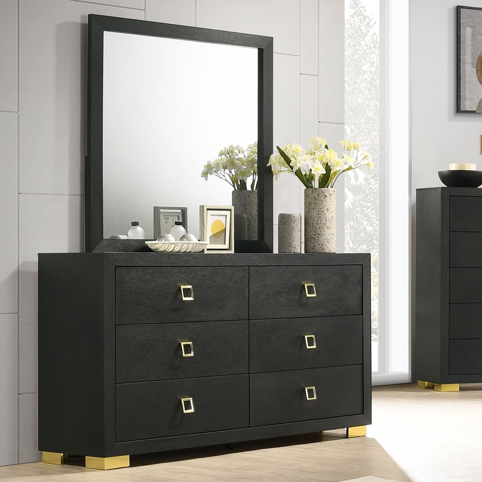 Latimer Black Dresser - Ornate Home