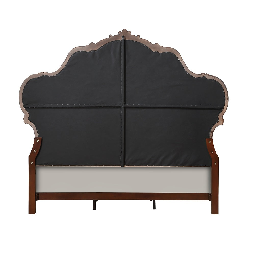 Latisha Oak Eastern King Bed - Ornate Home