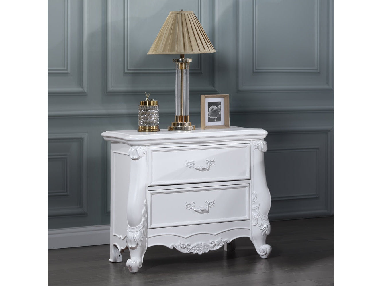 Latisha Oak Nightstand - Ornate Home