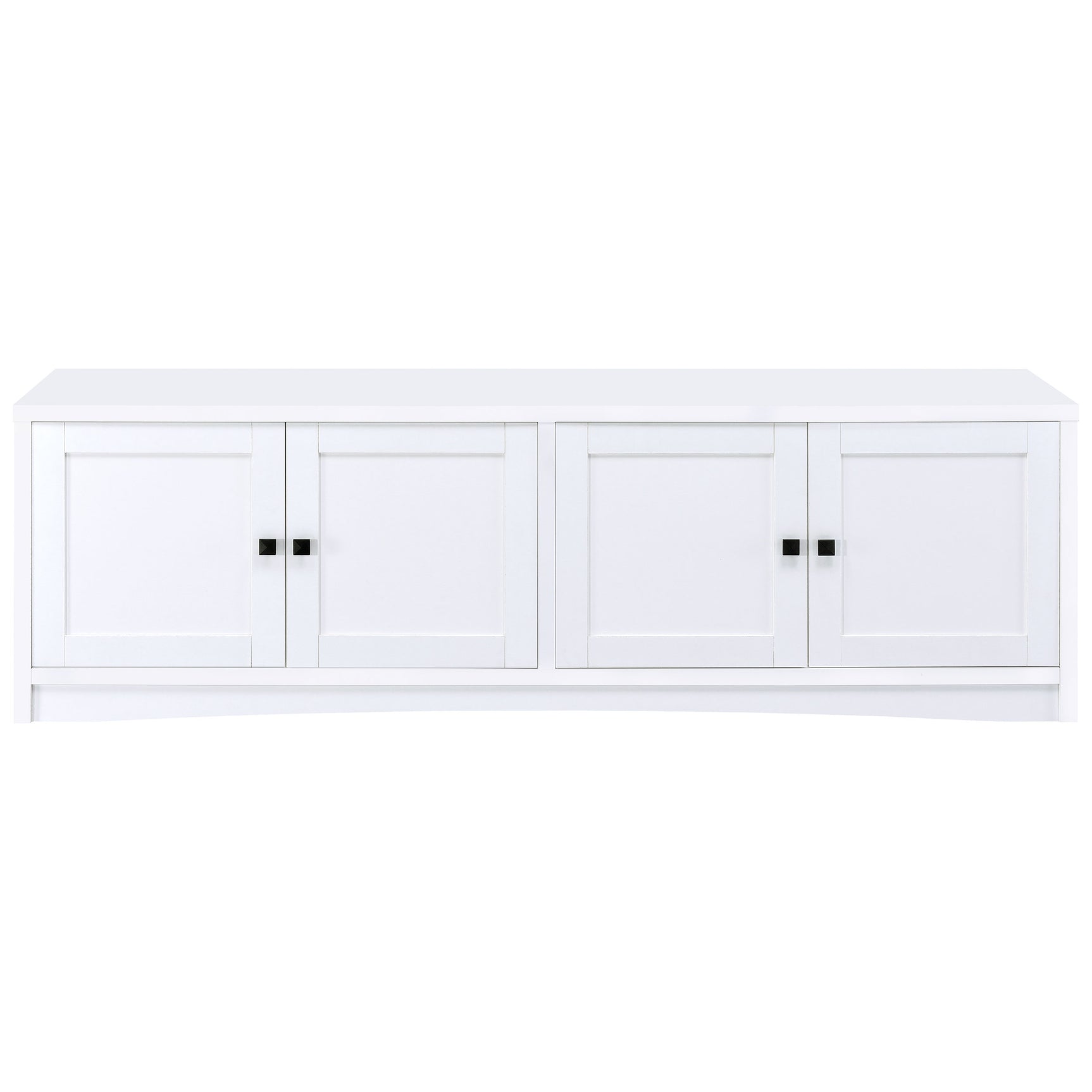 Laughlin White 78" TV Stand - Ornate Home