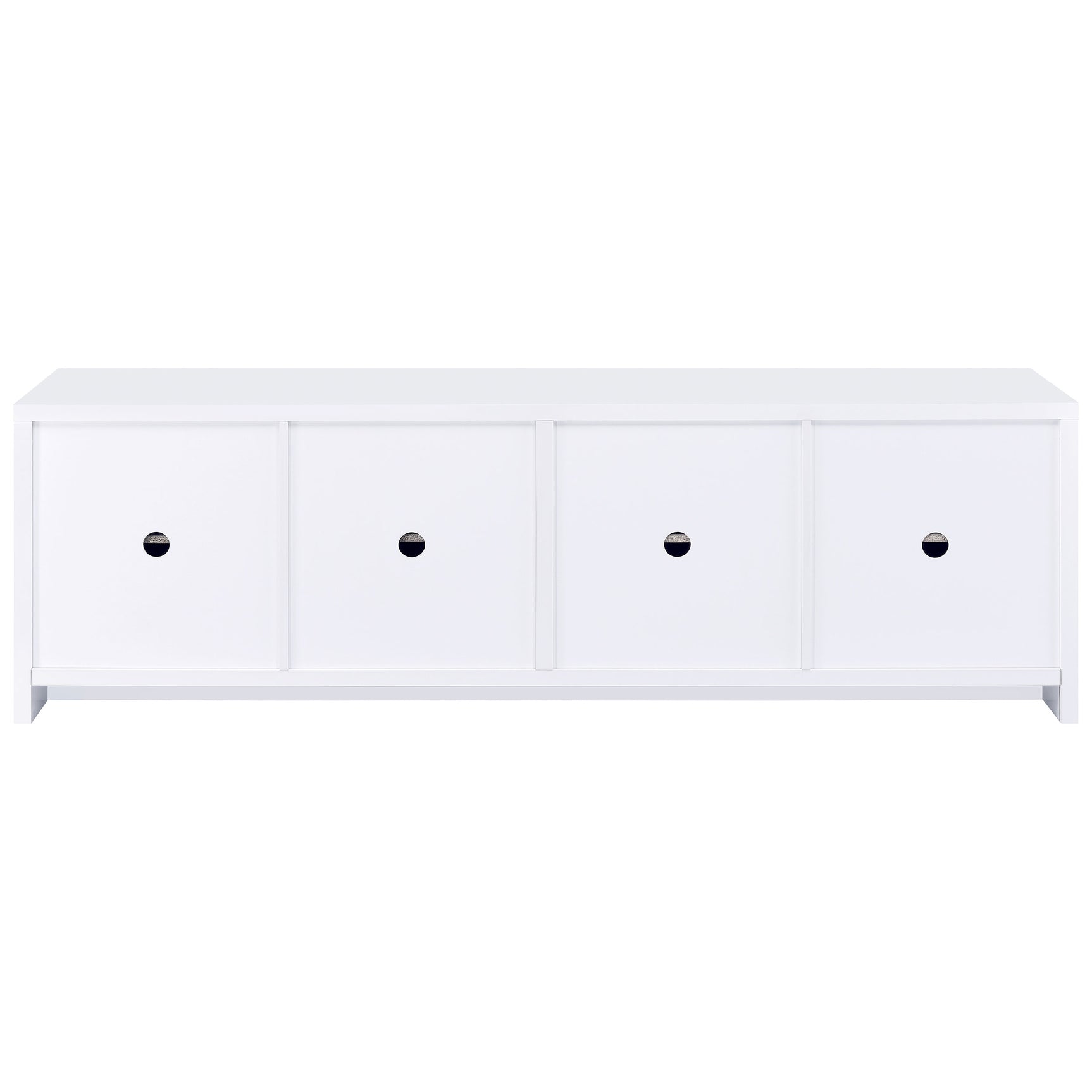 Laughlin White 78" TV Stand - Ornate Home