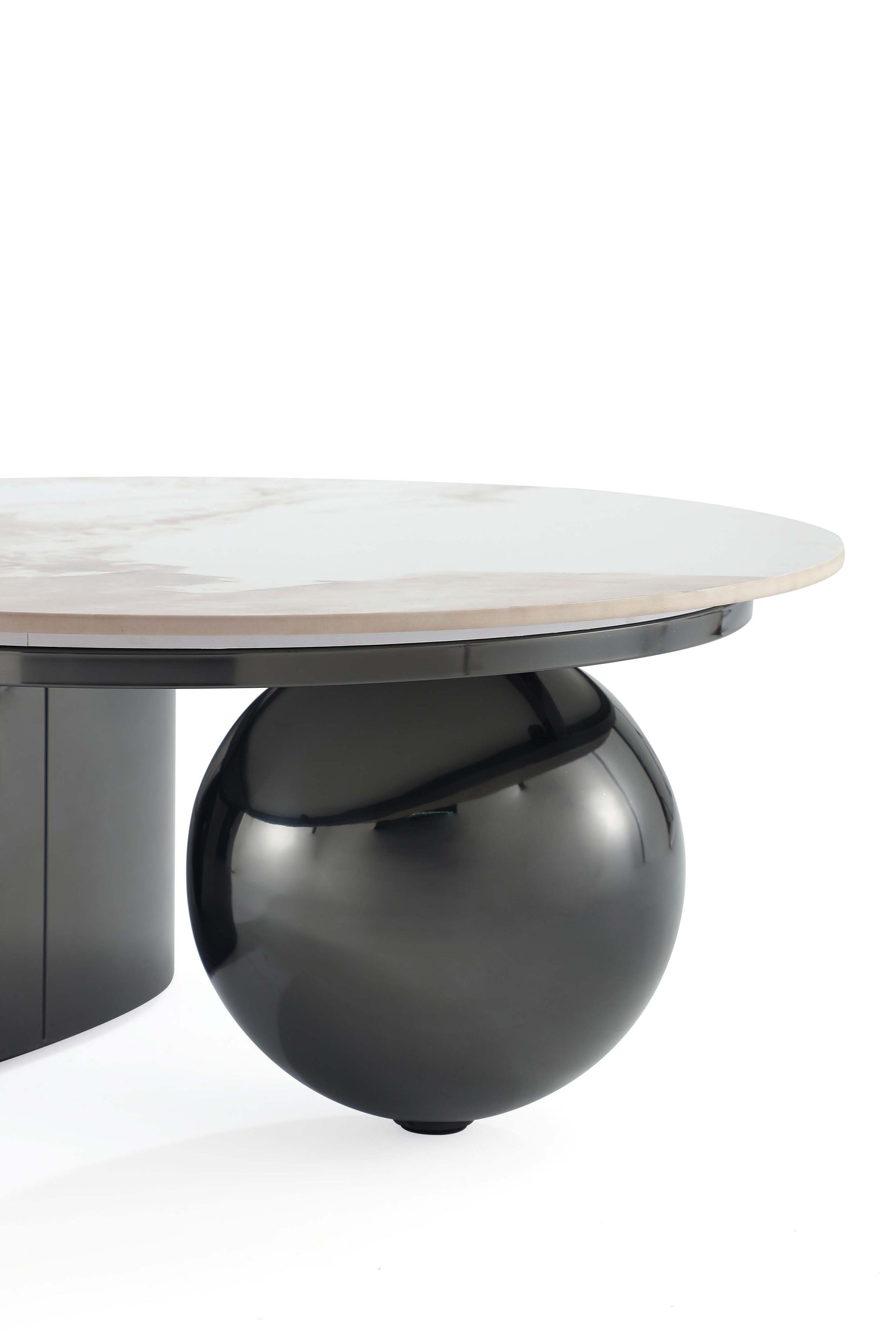 Laurel Coffee Table and End Table in Black (set of 2) - Ornate Home