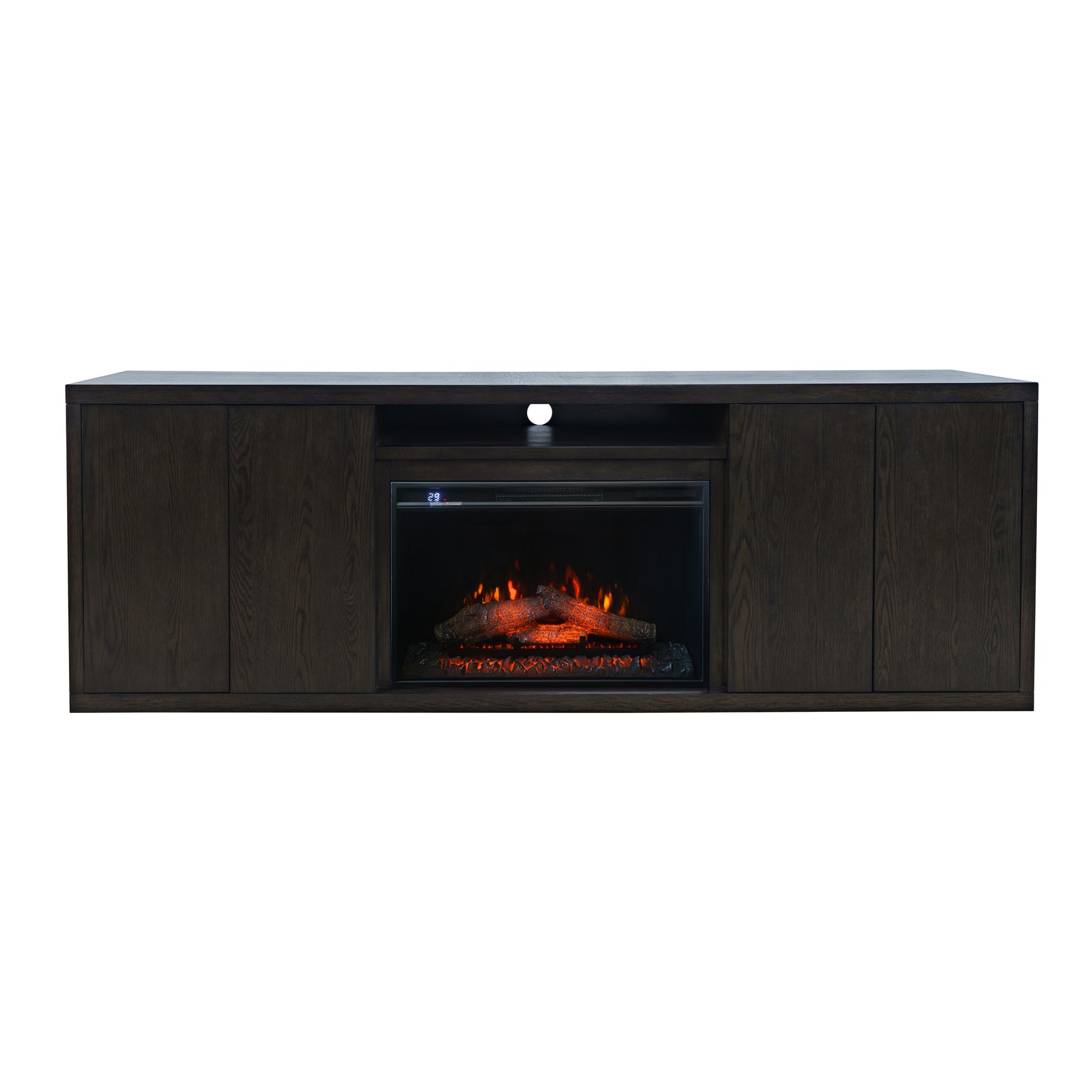 Laurel Espresso Creek 78 Fireplace - Ornate Home