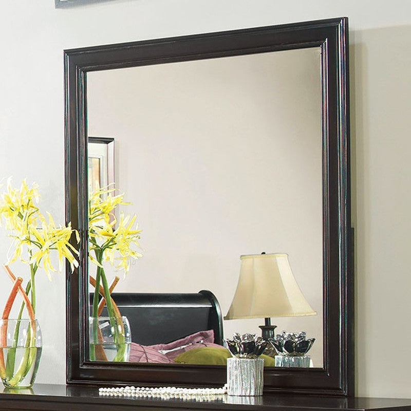 Laurelle Espresso Mirror - Ornate Home