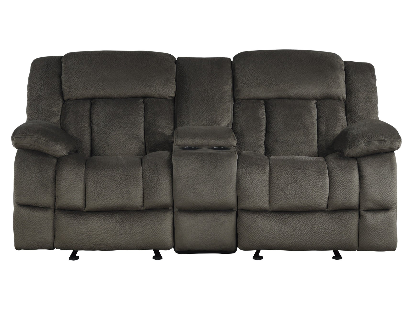 Laurelton Brown Double Glider Reclining Loveseat - Ornate Home