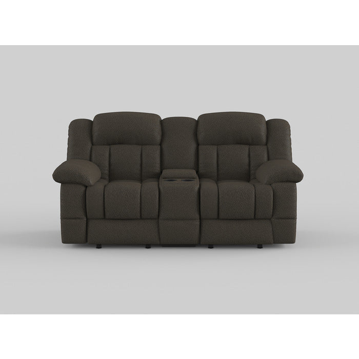 Laurelton Brown Double Glider Reclining Loveseat - Ornate Home