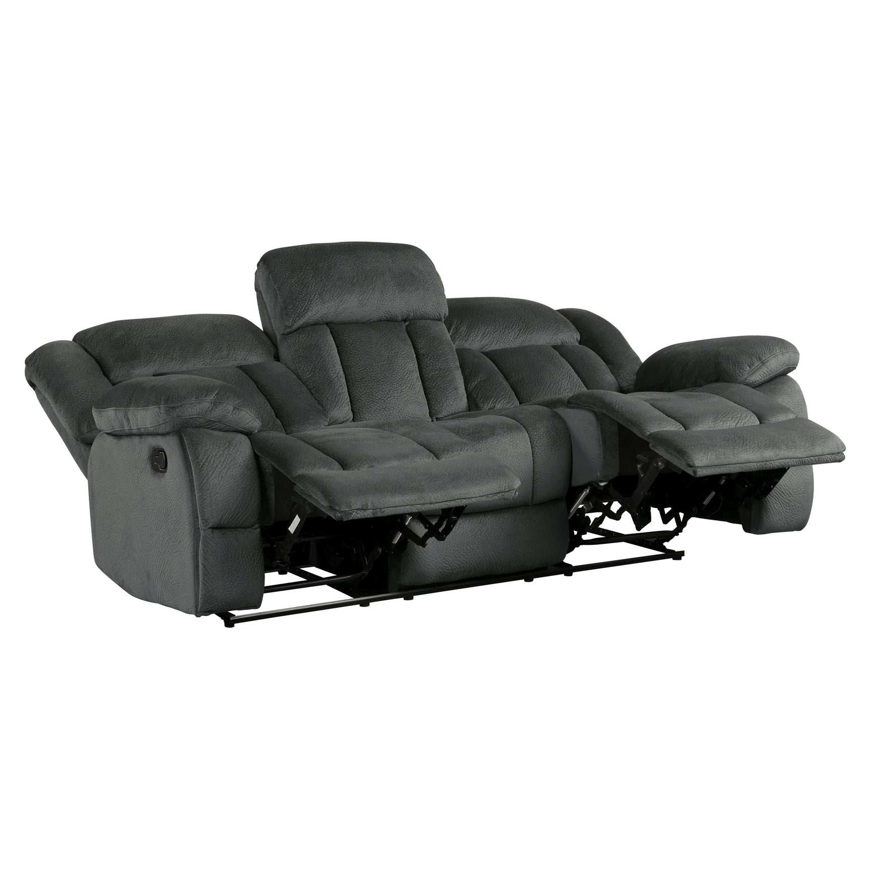 Laurelton Gray Double Reclining Sofa - Ornate Home