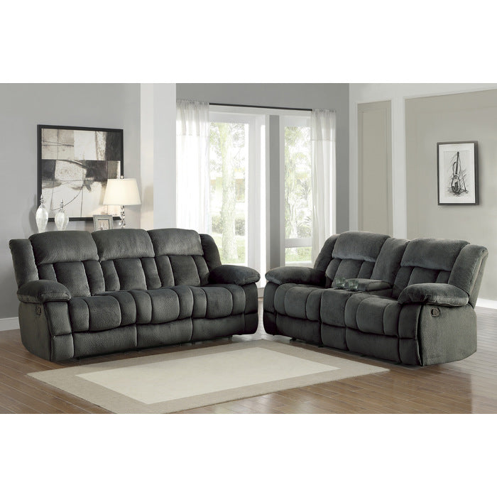 Laurelton Gray Double Reclining Sofa - Ornate Home