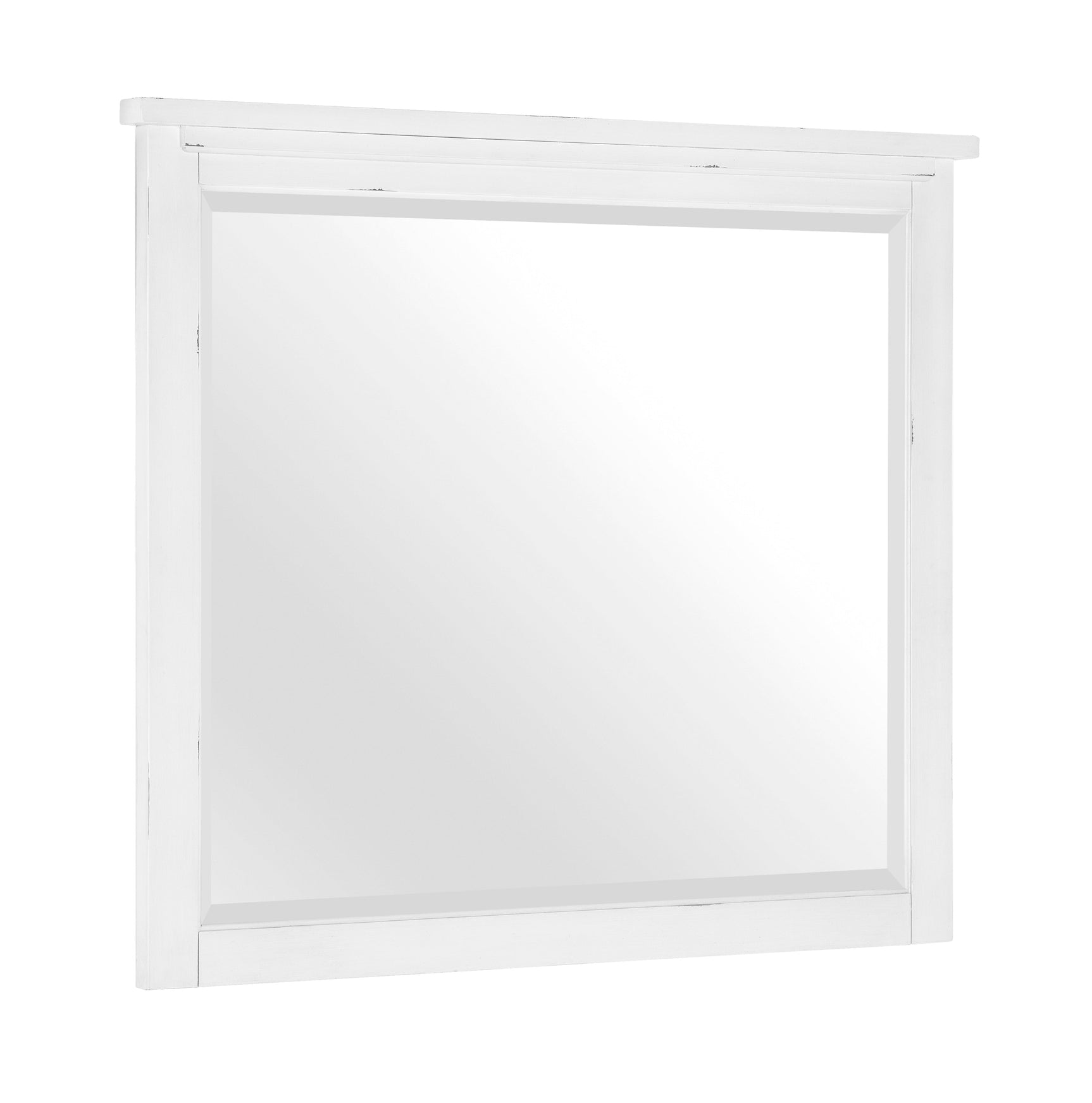 Laurelville Antique White Mirror - Ornate Home