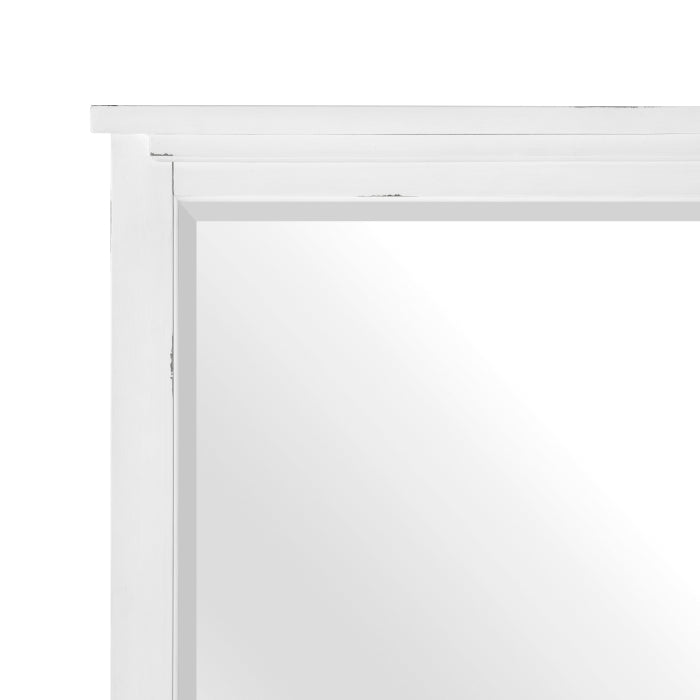 Laurelville Antique White Mirror - Ornate Home