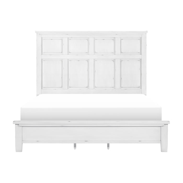 Laurelville Antique White Queen Bed - Ornate Home