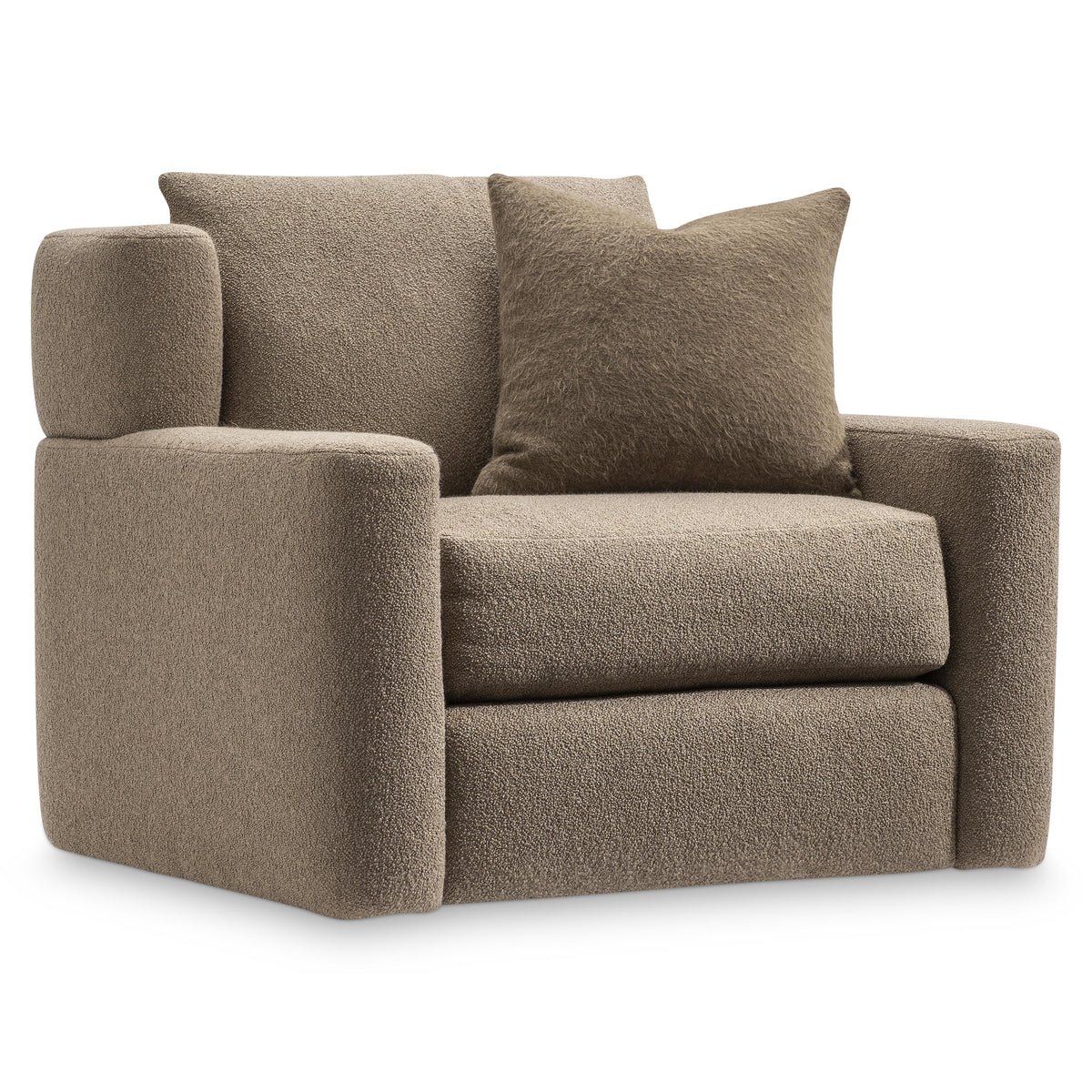 Laurent Brown Swivel Chair - Ornate Home