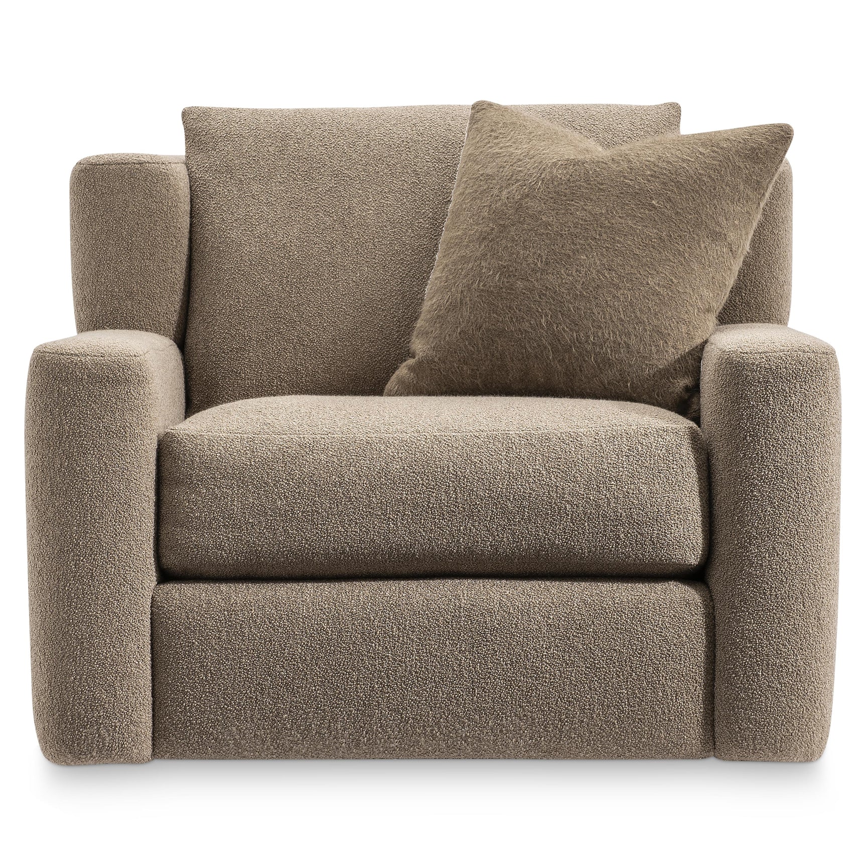 Laurent Brown Swivel Chair - Ornate Home
