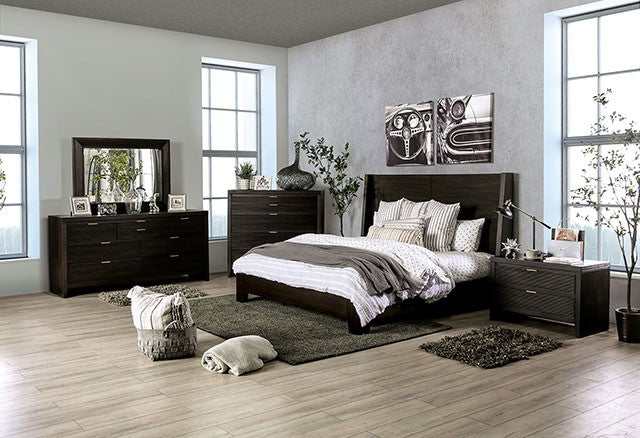 Laurentian Dark Walnut Bedroom Mirror - Ornate Home