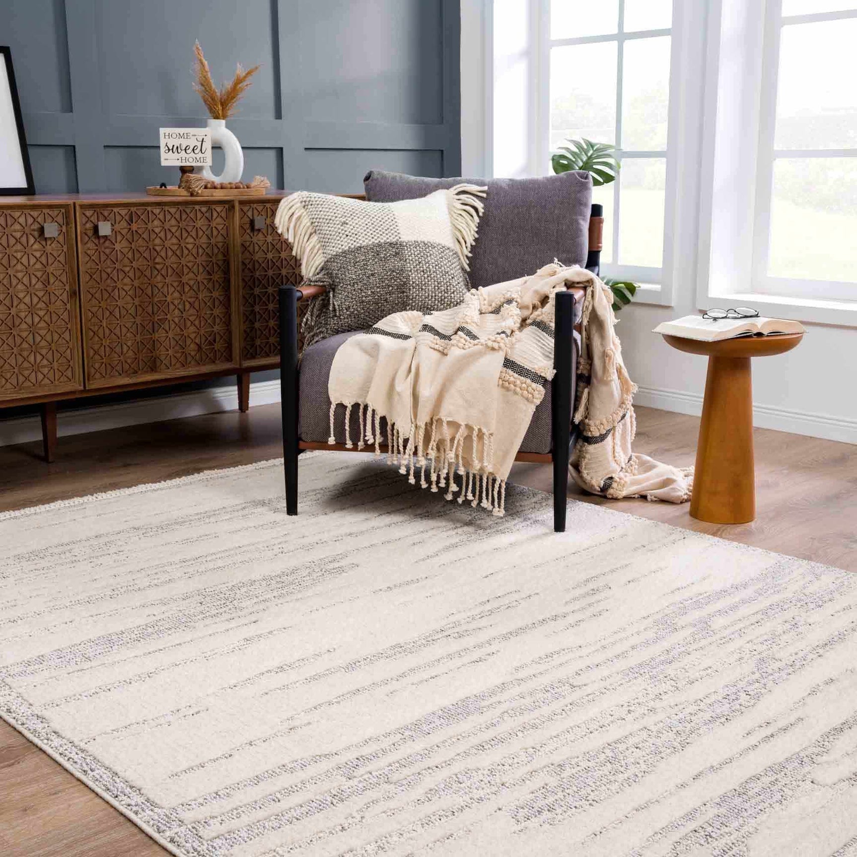 Lave Bone Area Rug - Clearance - Ornate Home
