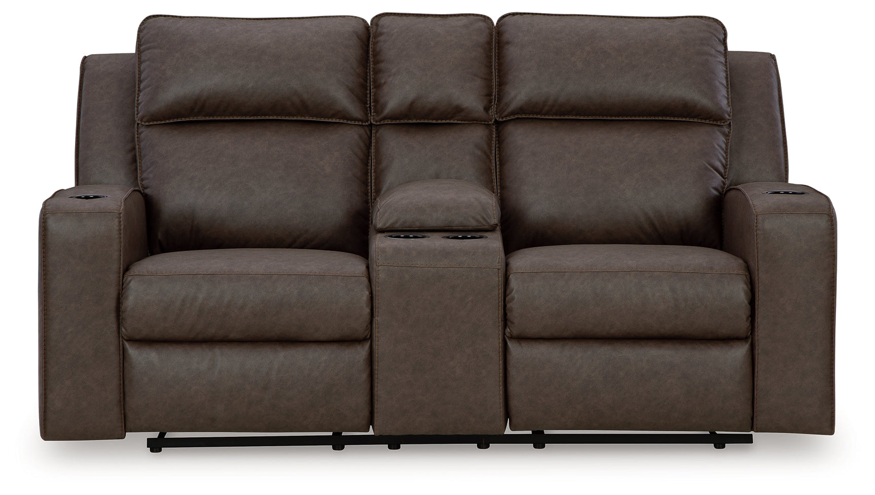 Lavenhorne Granite Reclining Loveseat with Console (Online Special Price) - Ornate Home