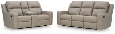 Lavenhorne Gray Reclining Sofa and Loveseat (Online Special Price) - Ornate Home