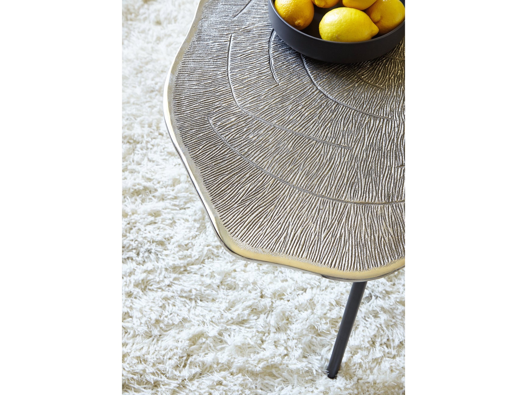 Laverford Chrome/Black Coffee Table and 2 End Tables - Ornate Home