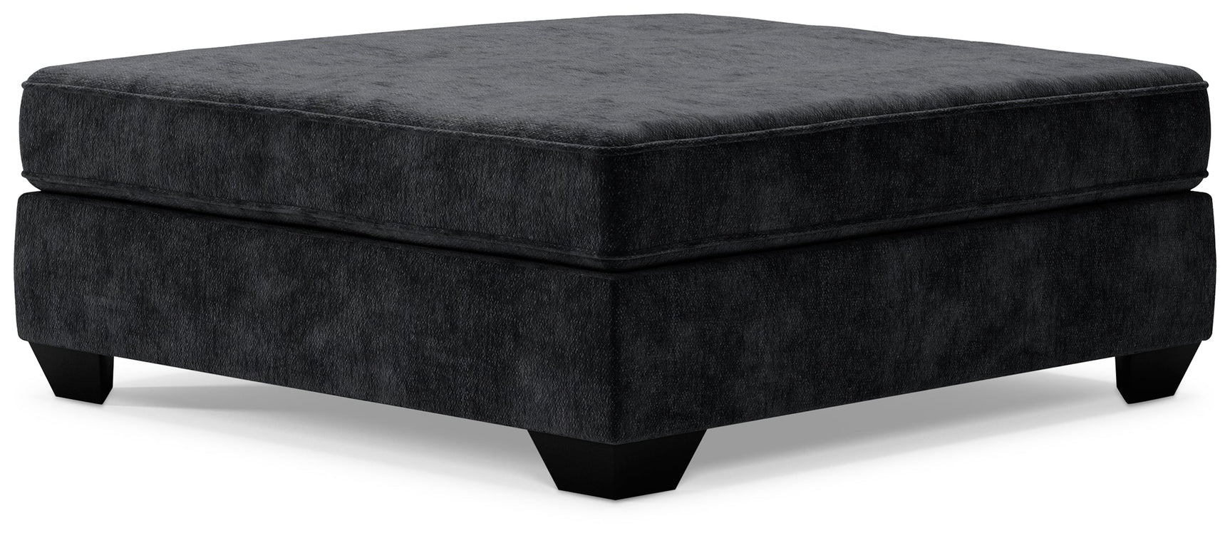 Lavernett Charcoal 3-Piece Sectional and Oversized Ottoman - Ornate Home
