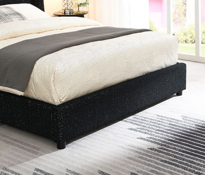 Laverni Black E.King Bed - Ornate Home