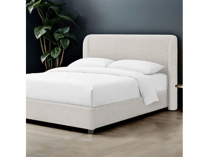 Laverni White Eastern King Bed - Ornate Home