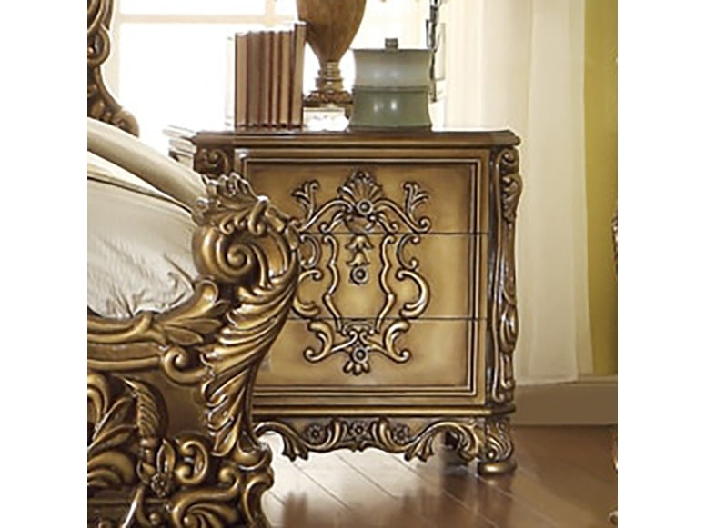 Lavinia Bronze Nightstand / HD-8008 - Ornate Home