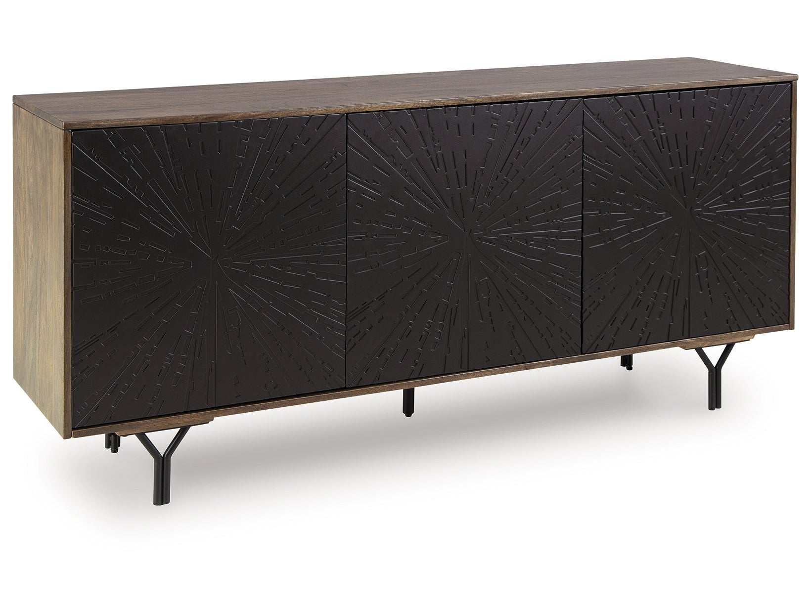 Lavinmont Multi Brown Accent Cabinet - Ornate Home