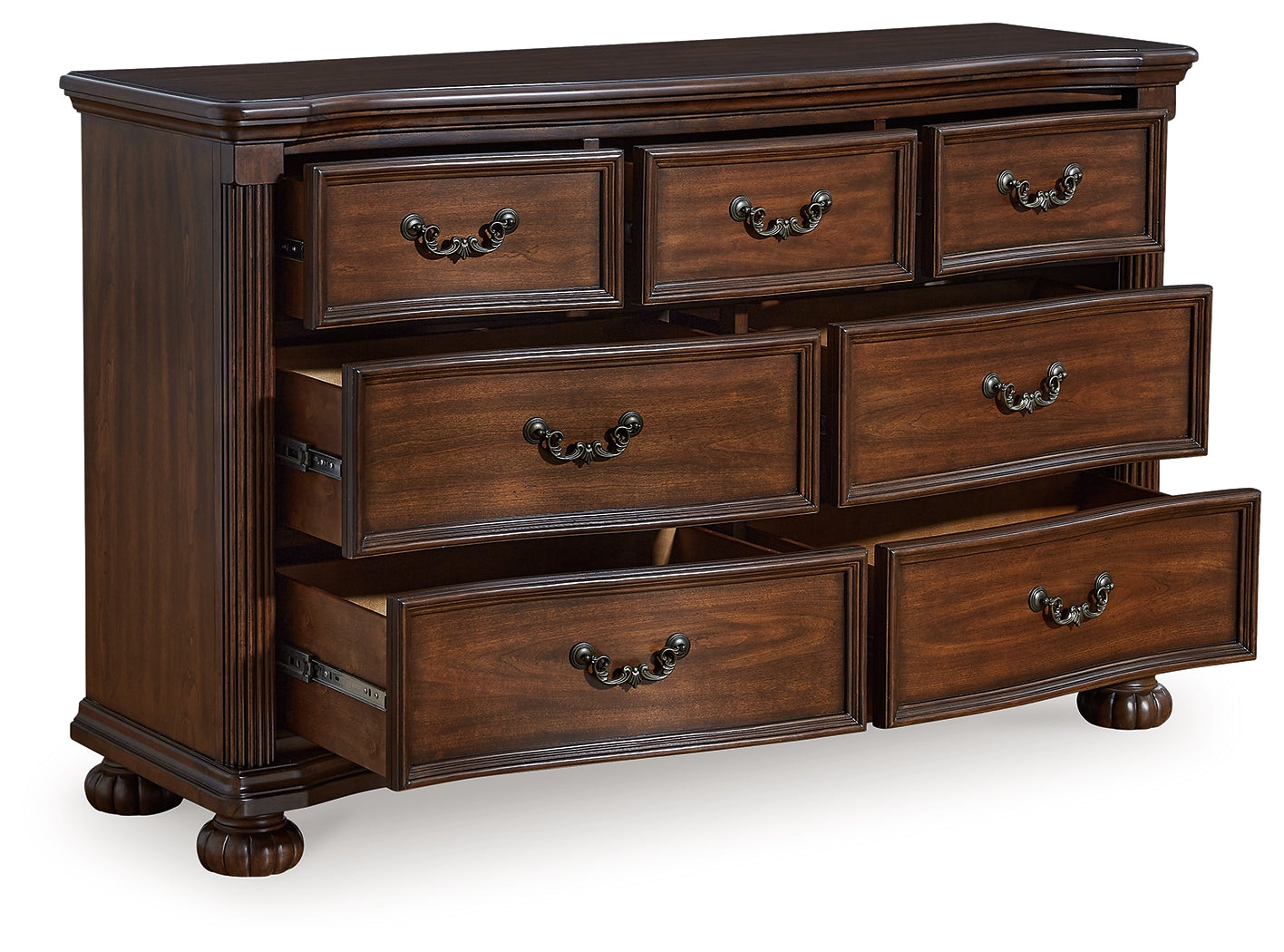 Lavinton Cherry Brown Dresser (Online Special Price) - Ornate Home