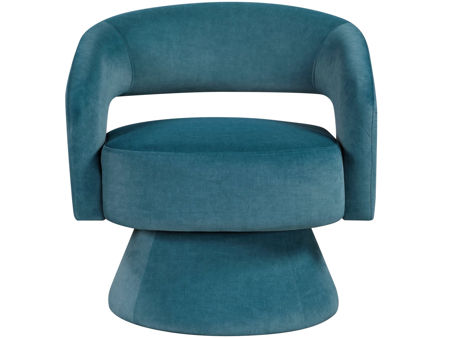 Lavon Dark Teal Swivel Chair - Ornate Home