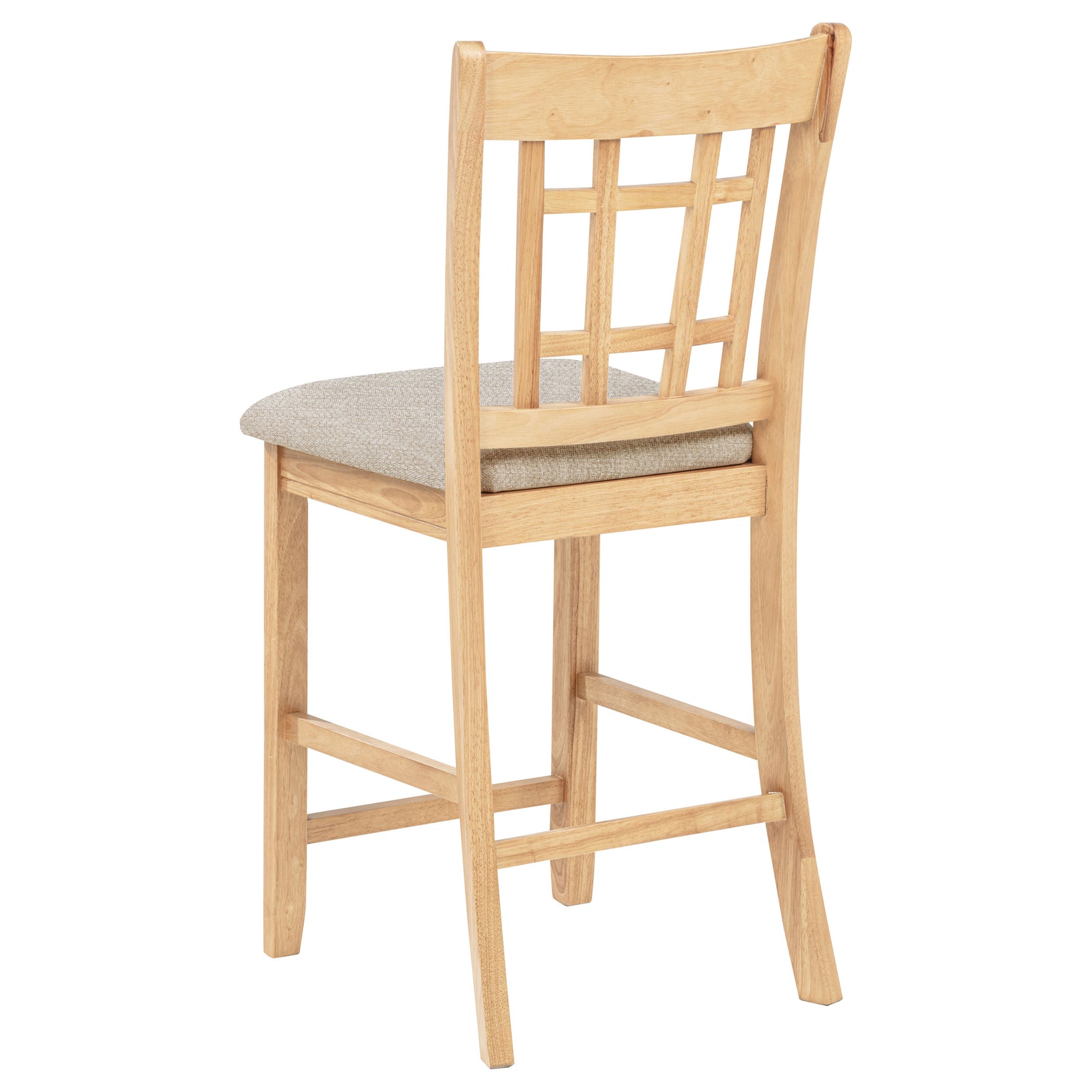 Lavon Light Oak 5-piece Oval Counter Height Dining Set - Ornate Home