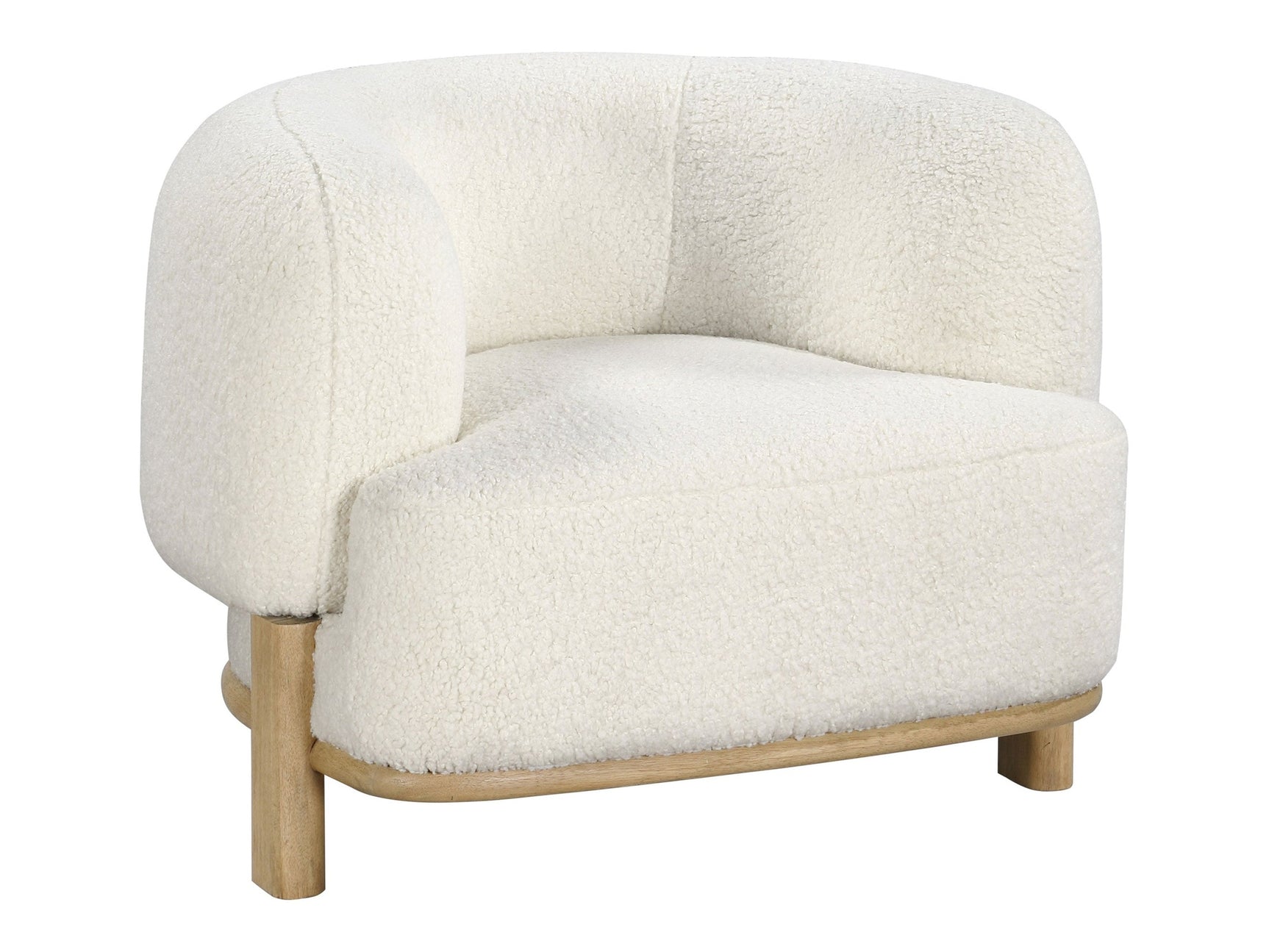 Lawler Ivory Accent Chair - Ornate Home
