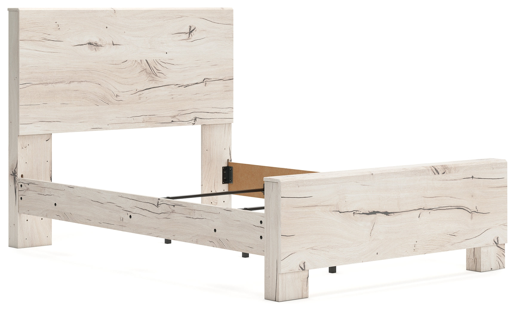 Lawroy Light Natural Full Panel Bed & Dresser & Mirror (Online Special Price) - Ornate Home