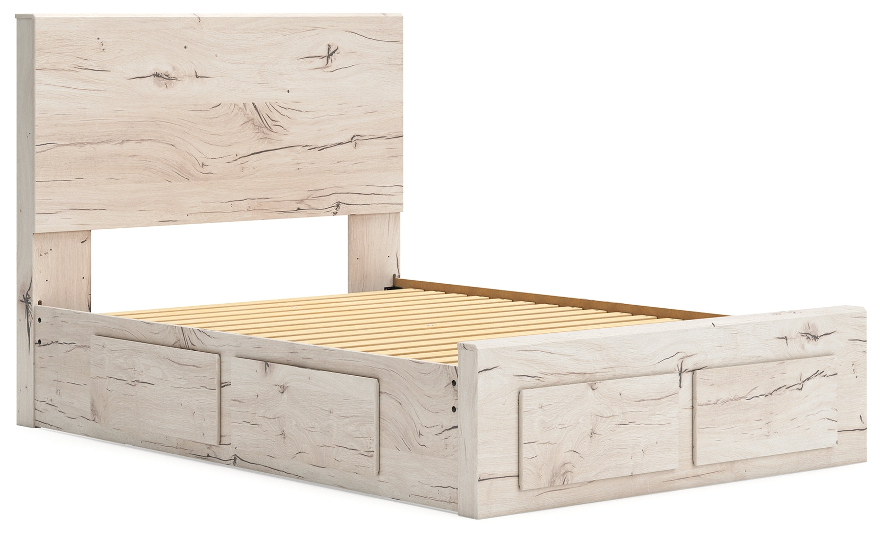 Lawroy Light Natural Full Panel Storage Youth Bed 6 Drawers (Online Special Price) - Ornate Home