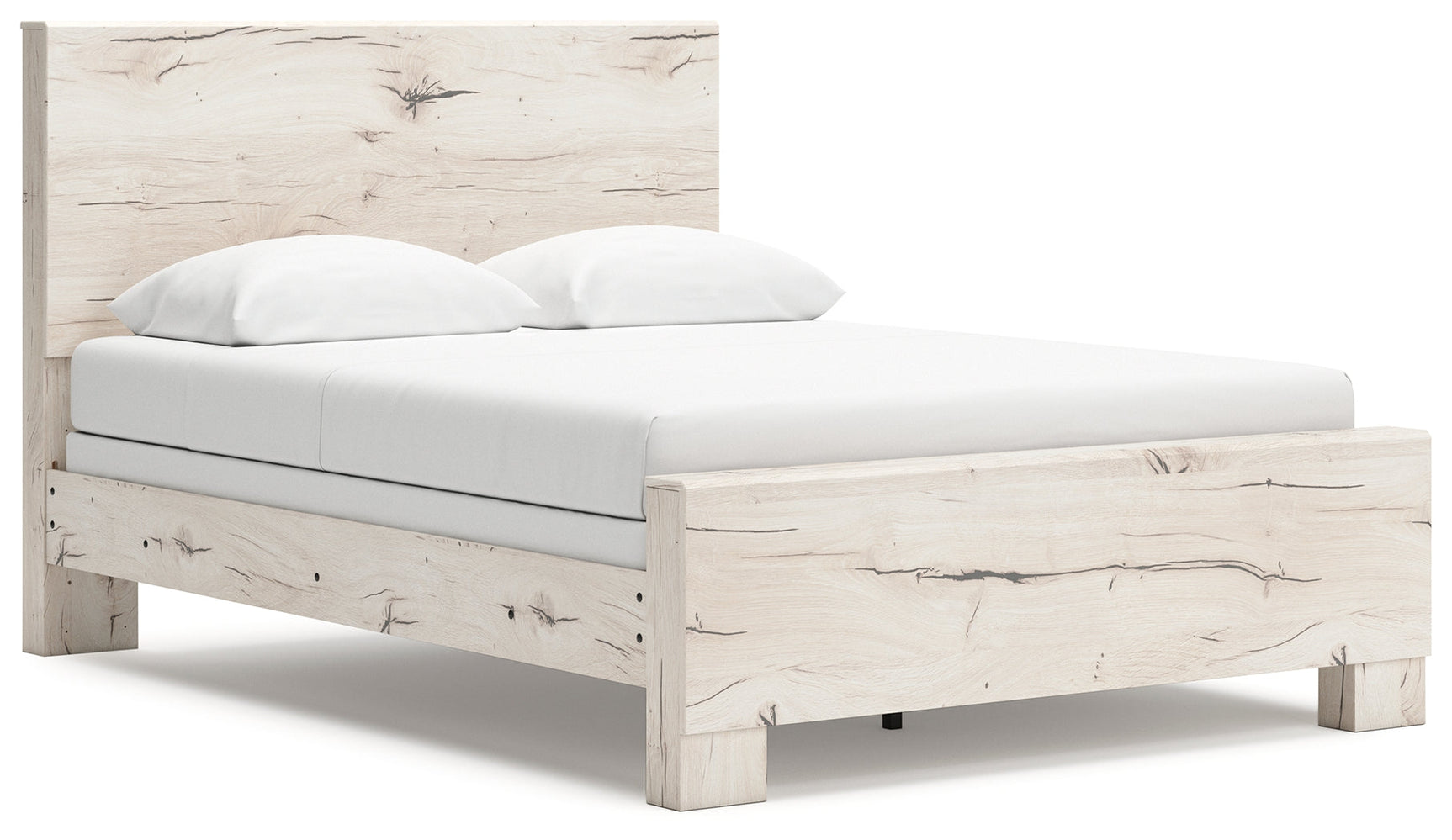 Lawroy Light Natural Queen Panel Bed & Dresser & Mirror (Online Special Price) - Ornate Home