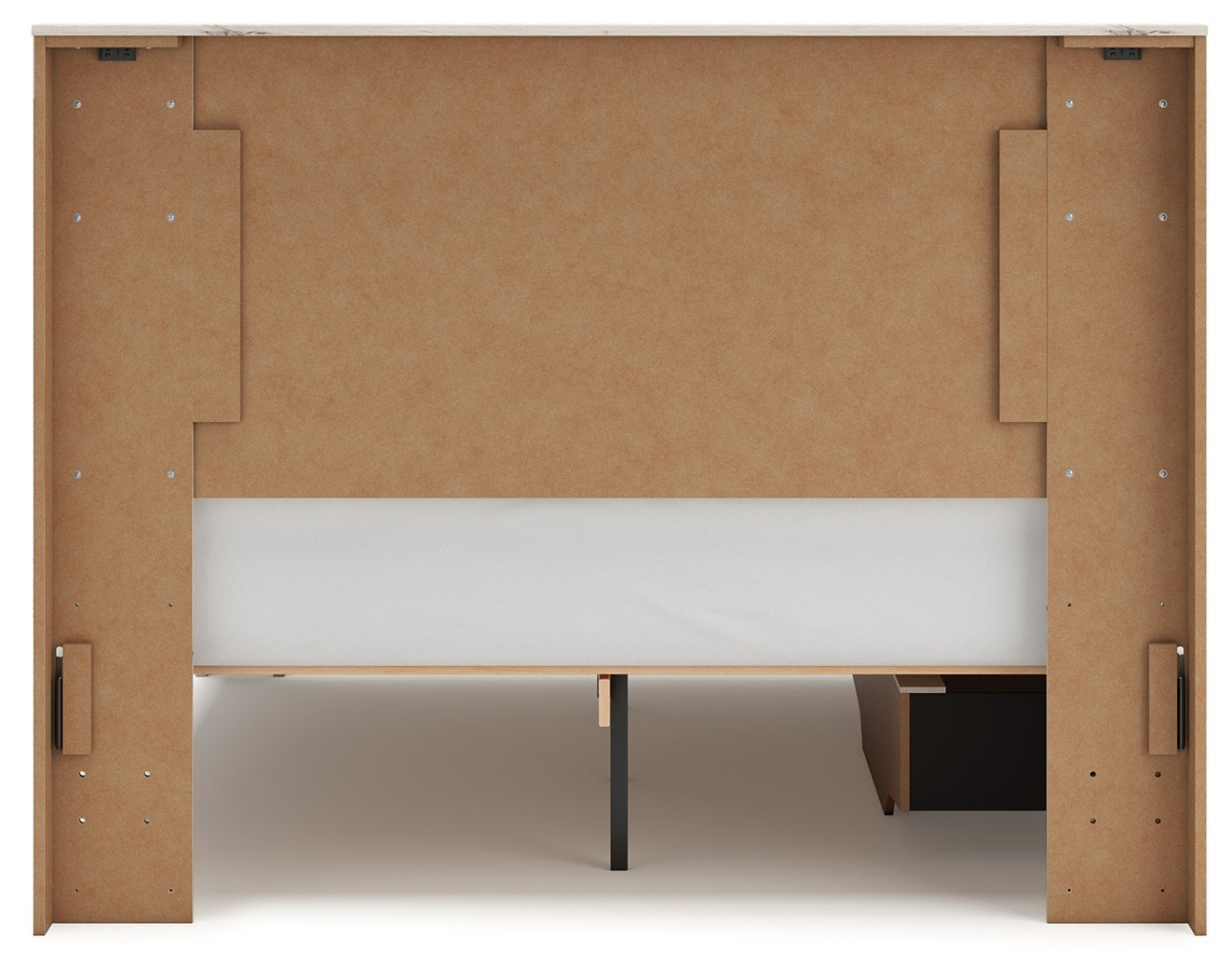 Lawroy Light Natural Queen Panel Bed with Storage (Online Special Price) - Ornate Home
